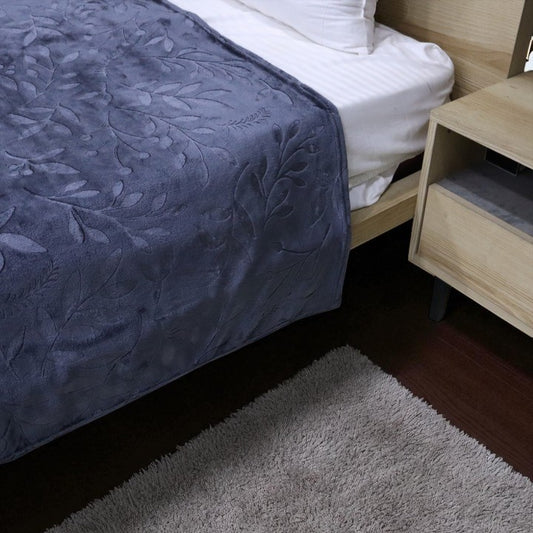 Cloudrest AC Blanket Flannel Double Bed - Grey