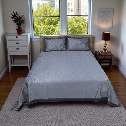 Haven Luxe 3 Pcs Bed Set King Size- Gray