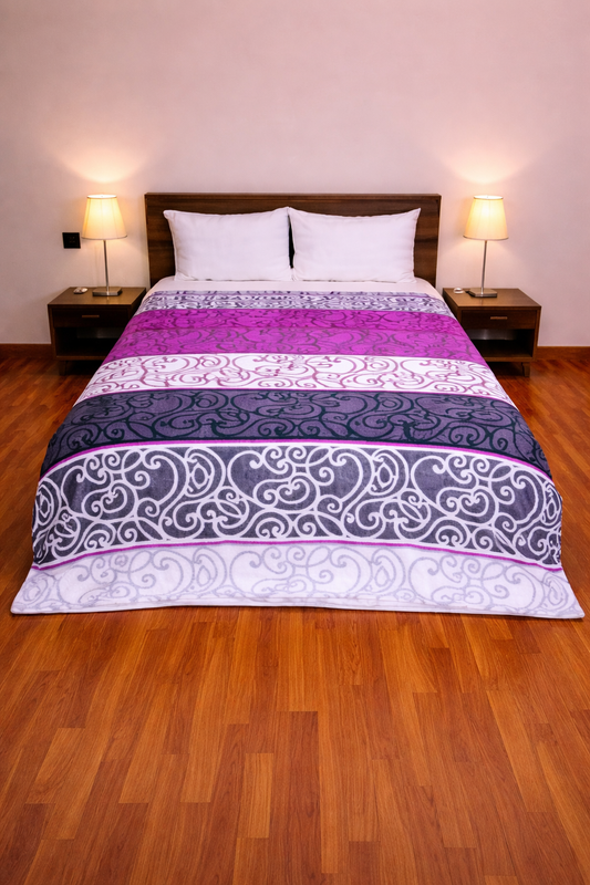 Heaven AC Blanket Purple Spiral