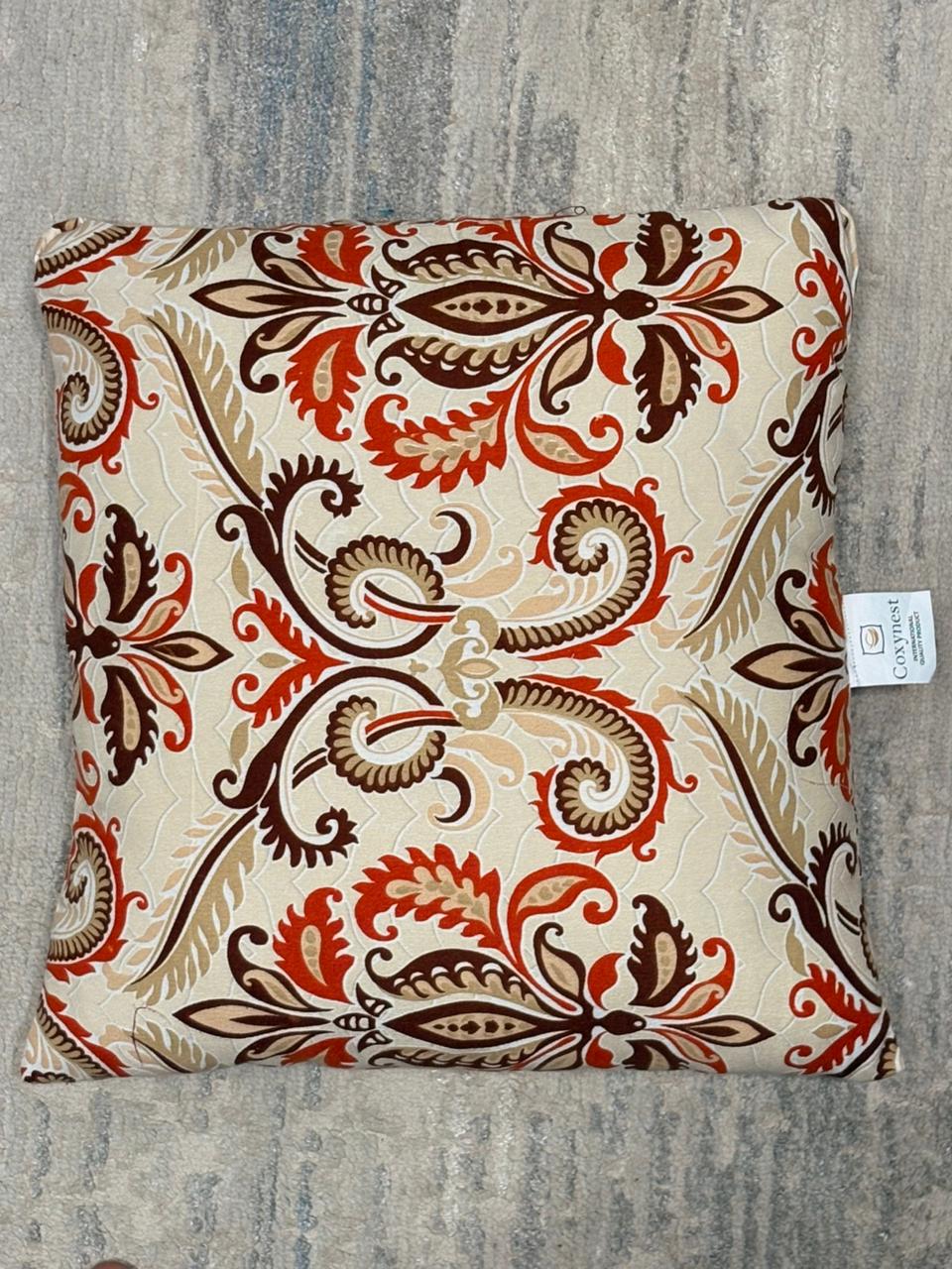 Printed Cushion Covers - CRIMSON PETAL