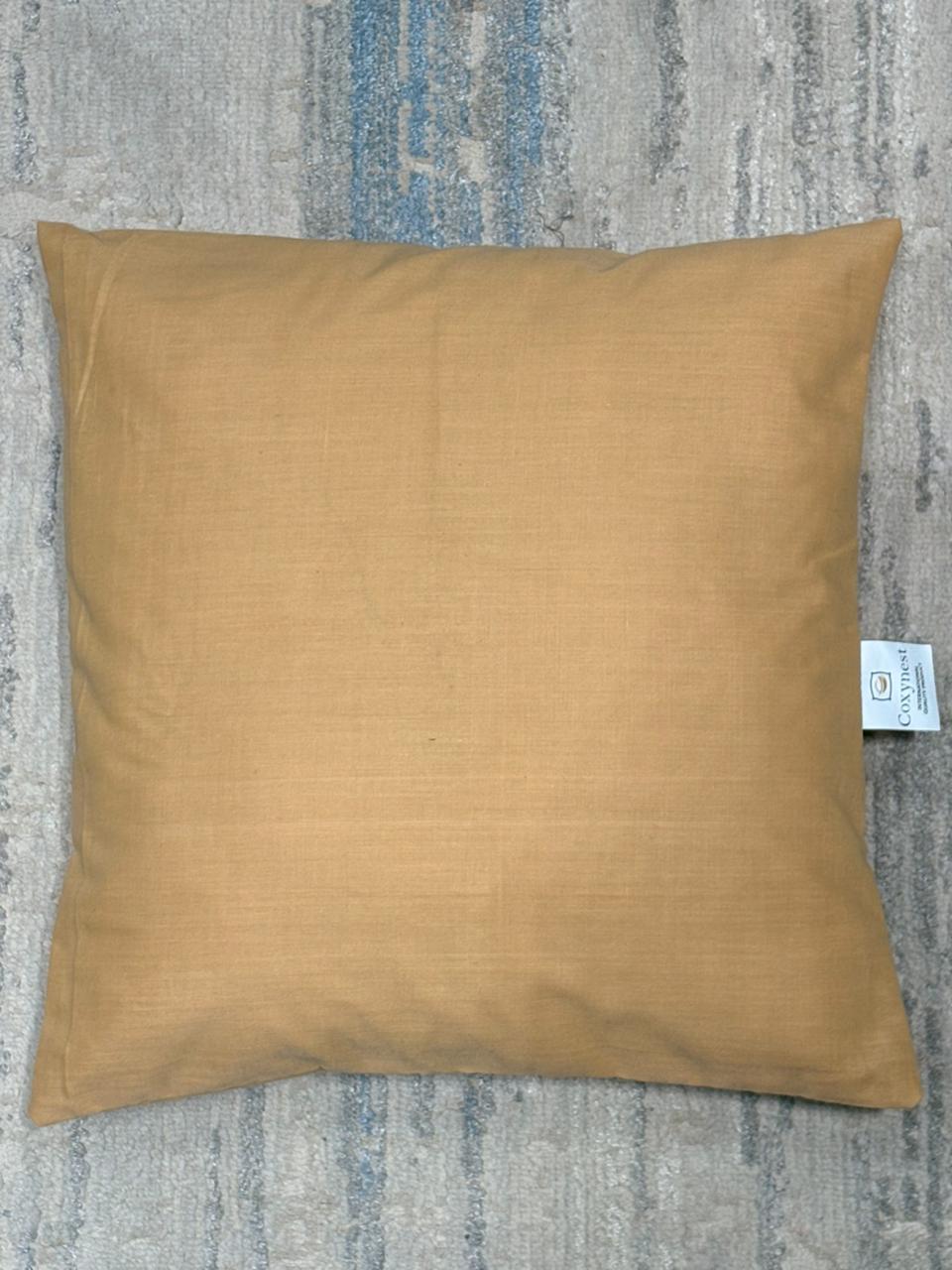 Pair Of Plain Cushion Cover - PEACH