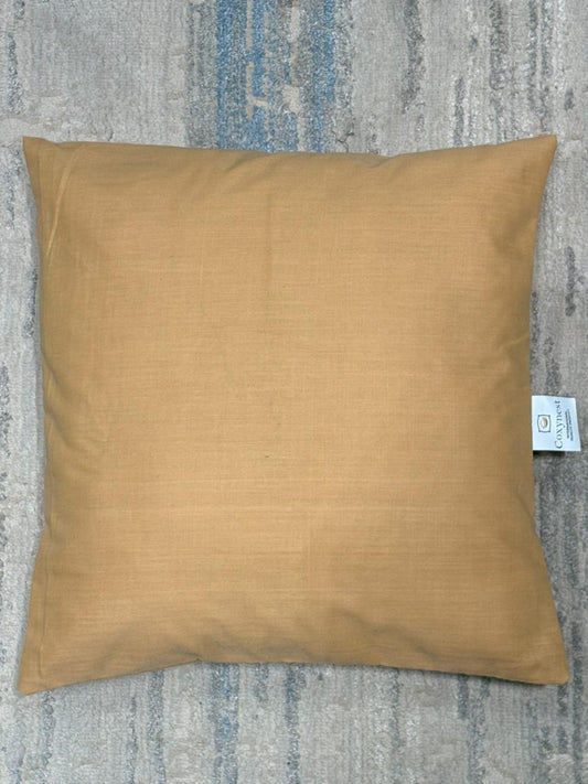 Pair Of Plain Cushion Cover - PEACH