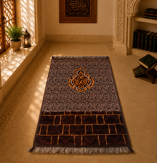 Mataaf Prayer Mat - Velvet Kaaba