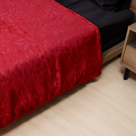 Cloudrest AC Blanket Flannel Double Bed - Red