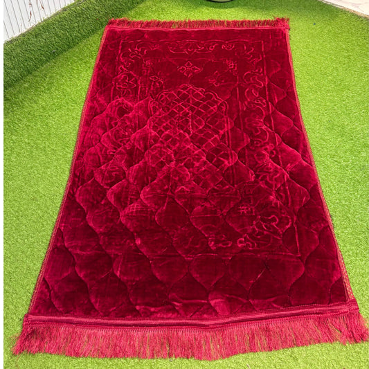 Mataaf Prayer Mat - Crimson Red