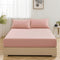 Elegant Fitted Bed Sheet King Size -Pink Nest