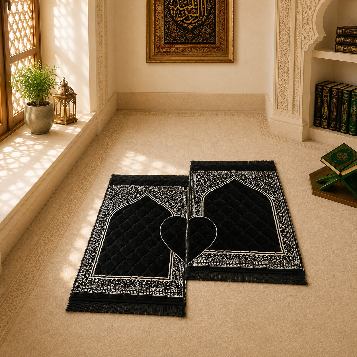 Mataaf Couple Prayer Mat - Huda