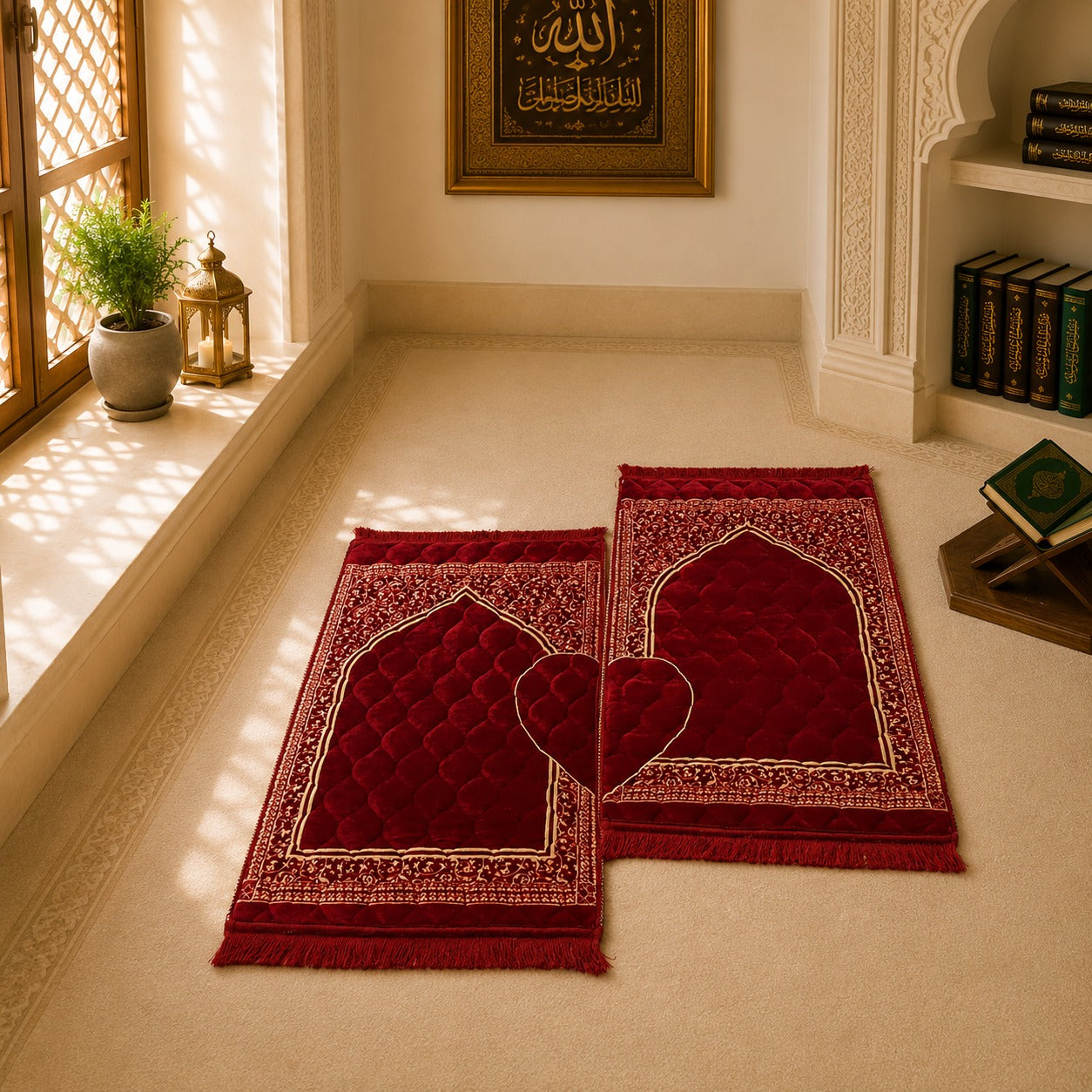 Mataaf Couple Prayer Mat - Majesty