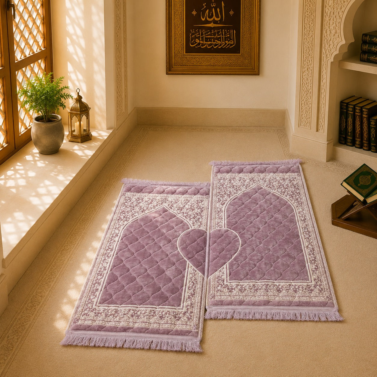 Mataaf Couple Prayer Mat - Royale