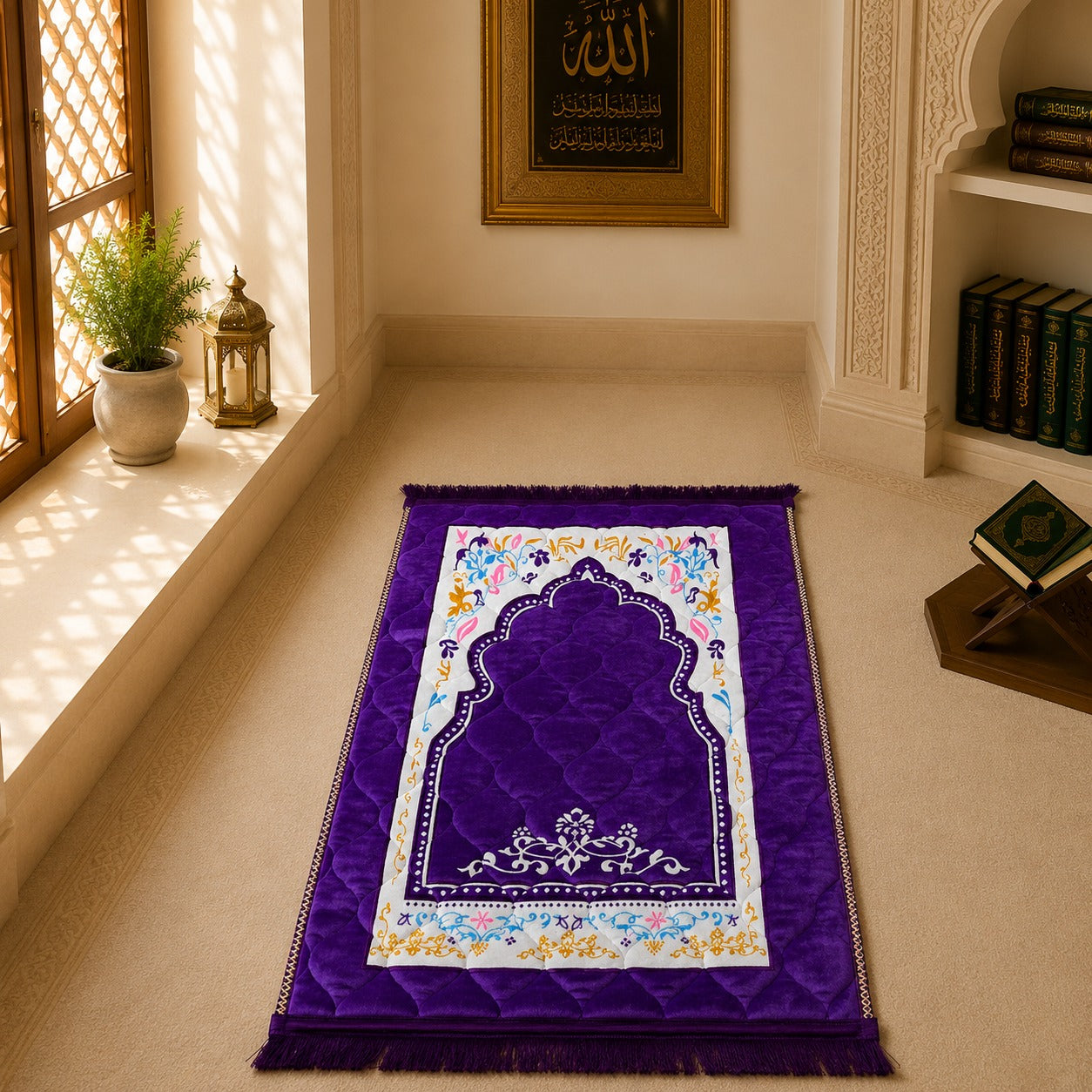 Taqwa Prayer Mat – Lavender Hidayah