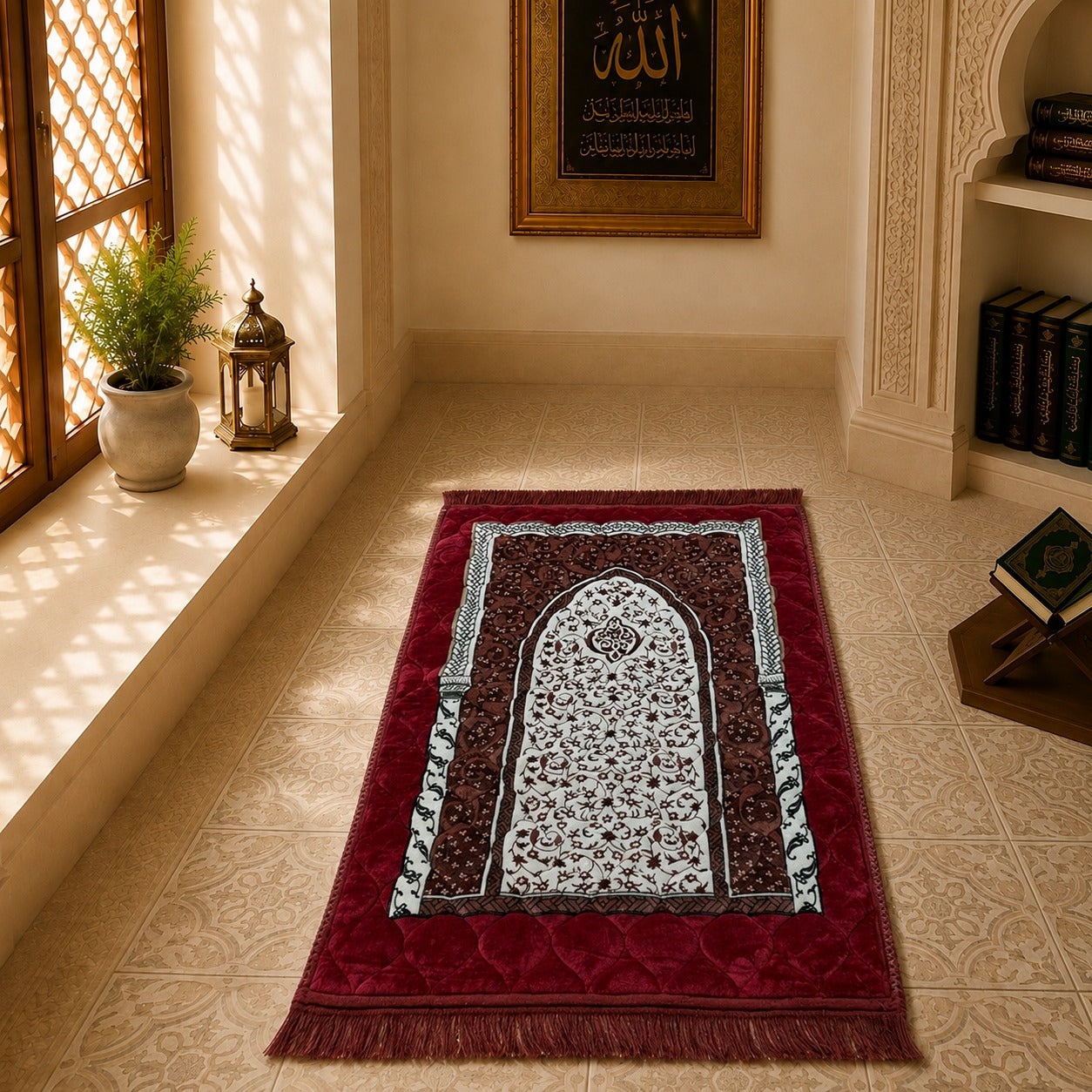 Mataaf Prayer Mat – Cocoa Arch