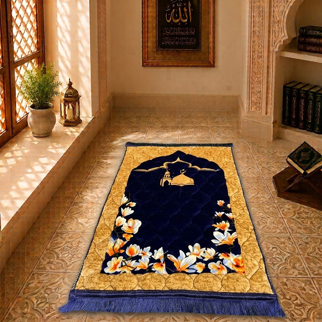 Taqwa Prayer Mat - Floral Arch